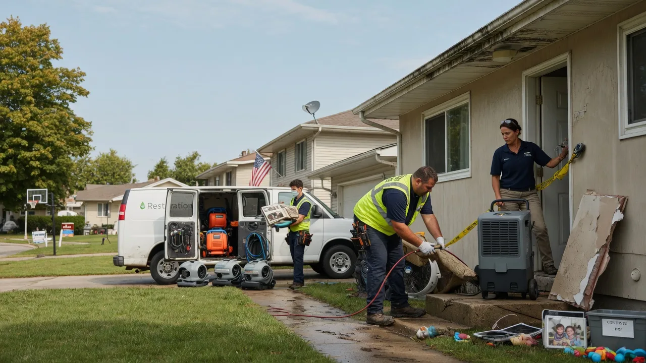 Water Damage Restoration in Great Lakes, IL near me